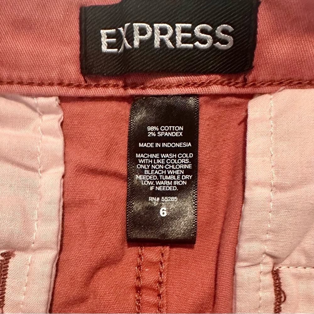 Set Of Two Express Twill Shorts Size 6 - image 5